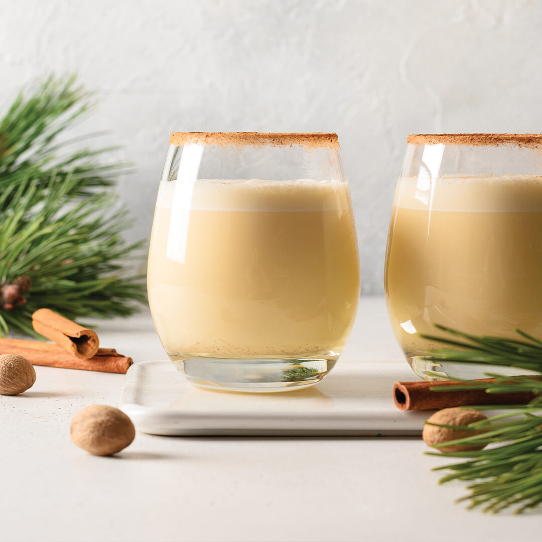 Easy Eggnog Cocktail